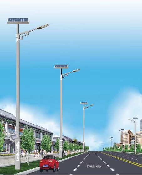 胡杨河市城乡建设太阳能路灯